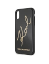 Kup Karl Lagerfeld KLHCI61DLKSBK iPhone Xr černý/black hard case Signature Glitter - KLD012BLK - {ean13} - Sklep Home Screen