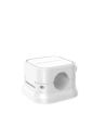 Joyroom Organizator de cabluri JR-ZS368 magnetic alb [3 PACK]