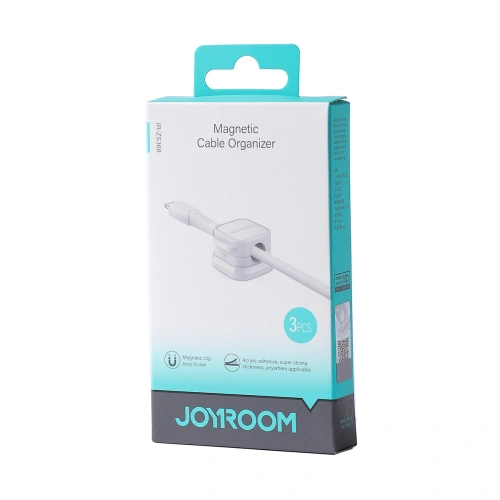 Kup Joyroom Organizator de cabluri JR-ZS368 magnetic alb [3 PACK] - JYR962 - {ean13} - Sklep Home Screen