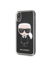 Kup Karl Lagerfeld KLHCI61ICGBK iPhone Xr schwarz/schwarz Iconic Glitter - KLD013BLK - {ean13} - Sklep Home Screen