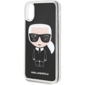 Karl Lagerfeld KLHCI61ICGBK iPhone Xr black Iconic Glitter