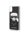 Kup Karl Lagerfeld KLHCI61ICGBK iPhone Xr schwarz/schwarz Iconic Glitter - KLD013BLK - {ean13} - Sklep Home Screen