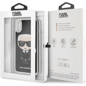 Kup Karl Lagerfeld KLHCI61ICGBK iPhone Xr czarny/black Iconic Glitter - KLD013BLK - {ean13} - Sklep Home Screen