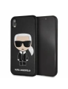 Karl Lagerfeld KLHCI61IKPUBK iPhone Xr hardcase czarny/black Iconic Karl Embossed
