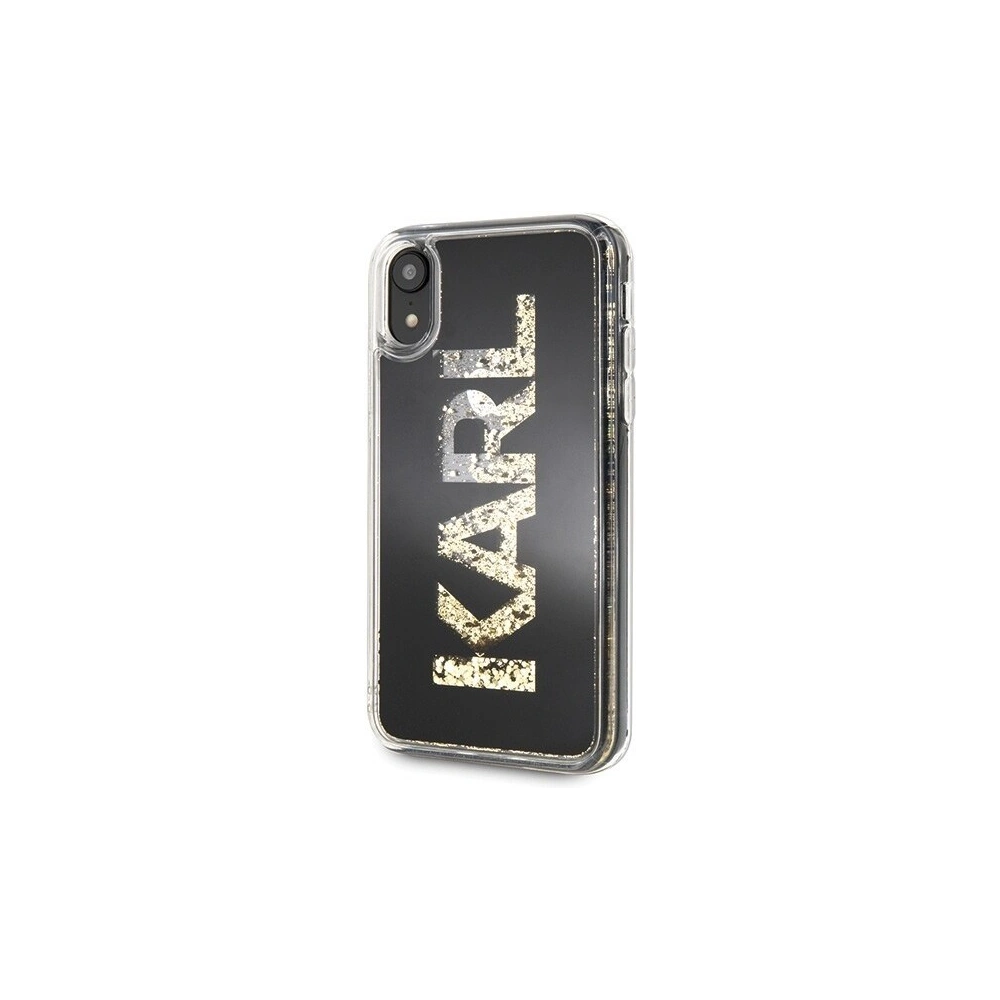 Karl Lagerfeld KLHCI61KAGBK iPhone Xr czarny/black Karl logo Glitter