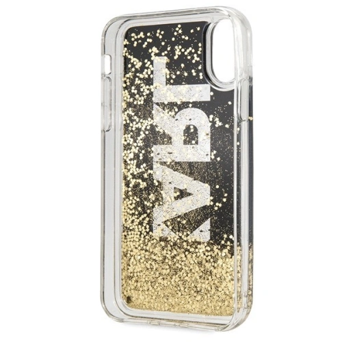 Buy Karl Lagerfeld KLHCI61KAGBK iPhone Xr black Karl logo Glitter - KLD017BLK - {ean13} - Home Screen Store Europe