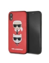 Karl Lagerfeld KLHCI61KICKCRE iPhone Xr hardcase czerwony/red Karl & Choupette