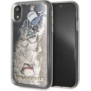 Kup Karl Lagerfeld KLHCI61KSICGO iPhone Xr złoty/gold hard case Iconic Liquid Glitter - KLD022GLD - {ean13} - Sklep Home Screen