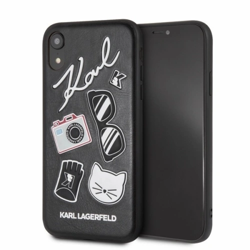 Kup Karl Lagerfeld KLHCI61PIN hardcase pentru iPhone Xr negru/black Pins - KLD024BLK - {ean13} - Sklep Home Screen