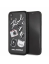 Karl Lagerfeld KLHCI61PIN iPhone Xr hardcase czarny/black Pins