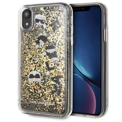 Kup Karl Lagerfeld KLHCI61ROGO iPhone Xr negru-auriu/black & gold hard case Glitter - KLD025BLKGLD - {ean13} - Sklep Home Screen