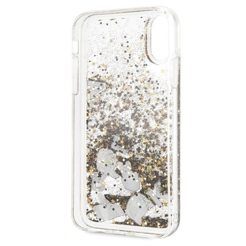 Kup Karl Lagerfeld KLHCI61ROGO iPhone Xr czarno-złoty/black & gold hard case Glitter - KLD025BLKGLD - {ean13} - Sklep Home Screen