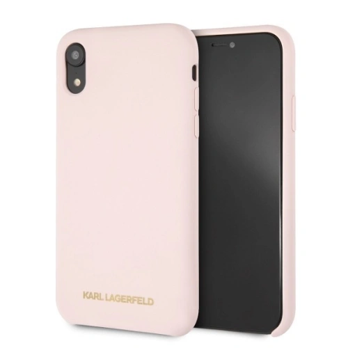 Buy Karl Lagerfeld KLHCI61SLLPG iPhone Xr hardcase light pink Silicone - KLD029PNK - {ean13} - Home Screen Store Europe
