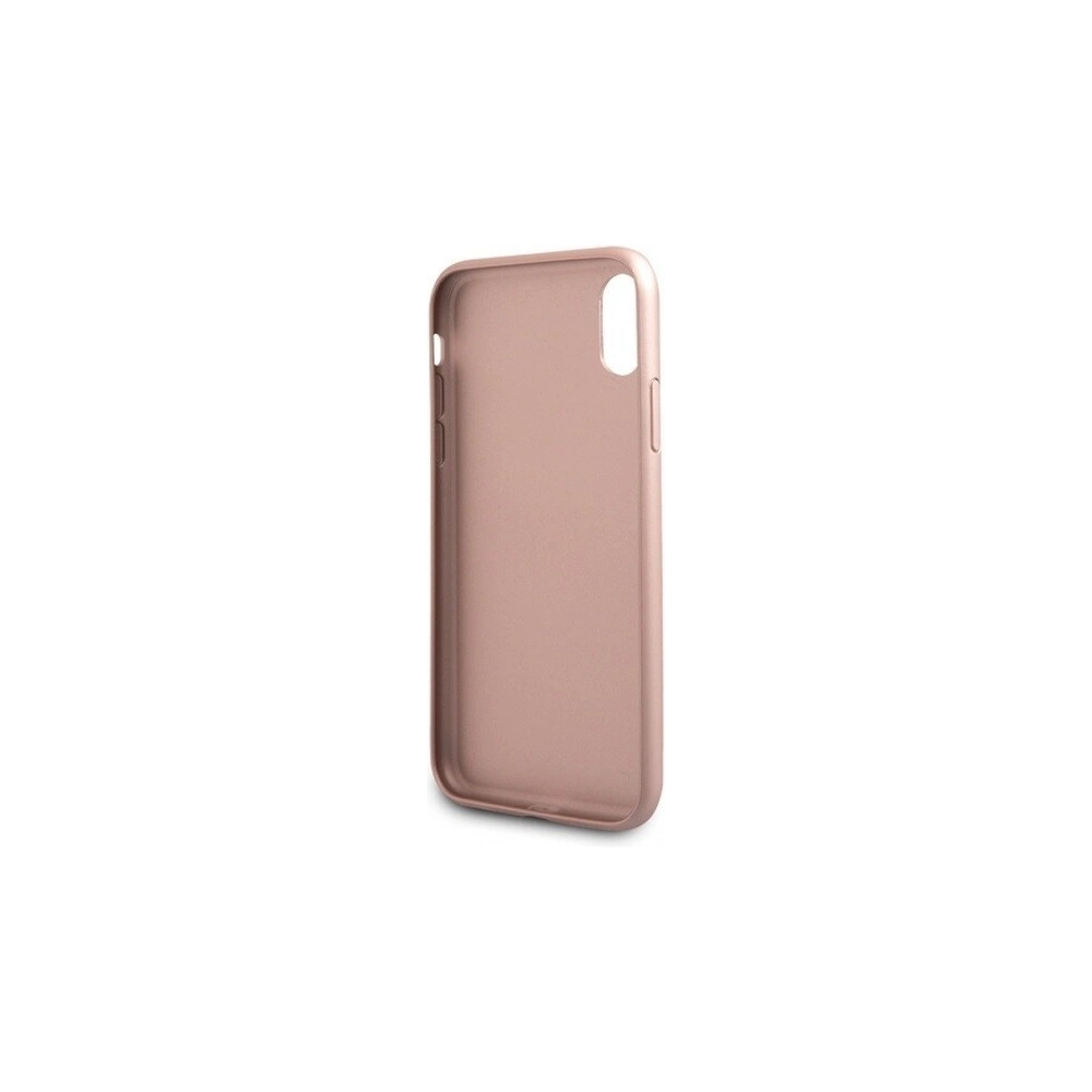 Etui Guess GUHCI65IGLRG Apple iPhone XS Max rose gold/różowo-złoty hard case Iridescent