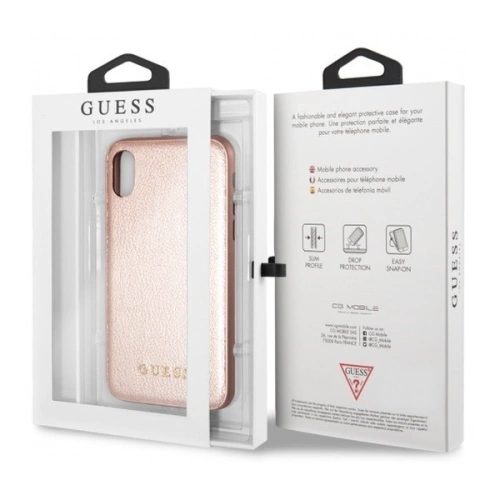 Kup Etui Guess GUHCI65IGLRG Apple iPhone XS Max rose gold/różowo-złoty hard case Iridescent - GUE091RS - {ean13} - Sklep Home Screen