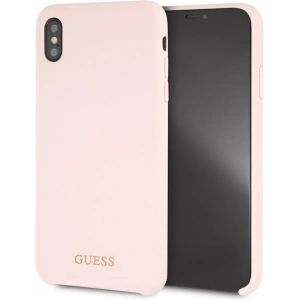 Guess GUHCI65LSGLLP iPhone Xs Max light pink hard case Silicone