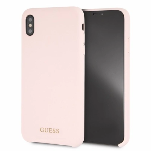 Kup Etui Guess GUHCI65LSGLLP Apple iPhone XS Max roz light/jasnorozu hard case Silicone - GUE094PNK - {ean13} - Sklep Home Screen