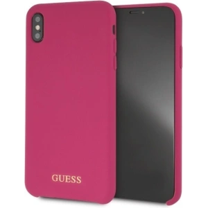 Kup Etui Guess GUHCI65LSGLPI Apple iPhone XS Max pink/różowy hard case Silicone - GUE095PNK - {ean13} - Sklep Home Screen