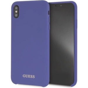 Kup Etui Guess GUHCI65LSGLUV Apple iPhone XS Max purple/fioletowy hard case Silicone - GUE097PRP - {ean13} - Sklep Home Screen