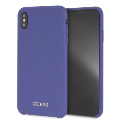 Kup Etui Guess GUHCI65LSGLUV Apple iPhone XS Max lila/fiolet színű kemény tok szilikonból - GUE097PRP - {ean13} - Sklep Home Screen