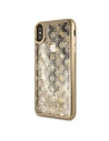 Kup Etui Guess GUHCI65PEOLGGO Apple iPhone XS Max auriu/hard case 4G Peony Liquid Glitter - GUE098GLD - {ean13} - Sklep Home Screen