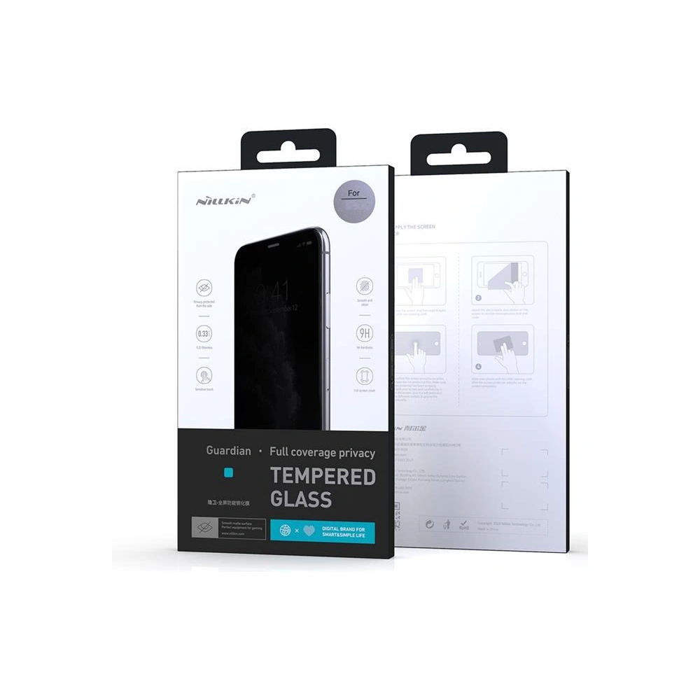 Szkło prywatyzujące Nillkin Privacy Apple iPhone 15 Pro czarne
