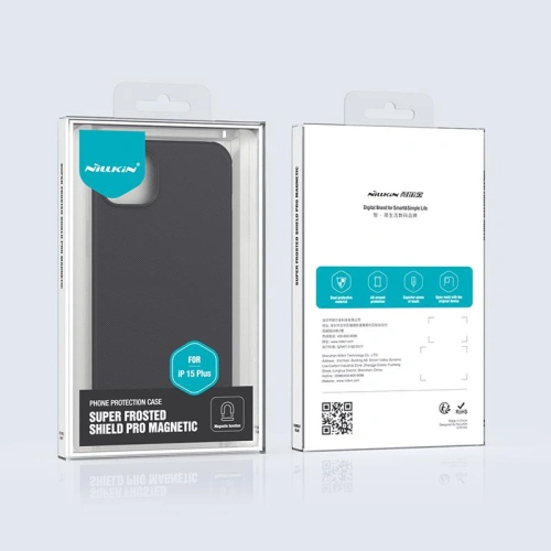 Kup Etui Nillkin Super Shield Pro Magnetic Apple iPhone 15 Plus / 14 Plus fekete - NLK1391 - {ean13} - Sklep Home Screen