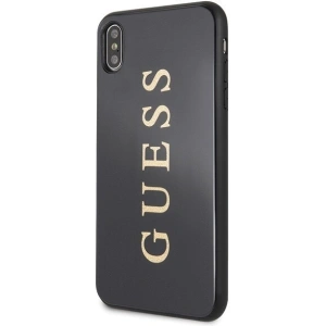 Kup Etui Guess GUHCI65TGGGBK Apple iPhone XS Max czarny/black hard case Classic Double Layer Glitter - GUE099BLK - {ean13} - Sklep Home Screen