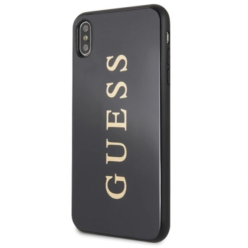 Kup Etui Guess GUHCI65TGGGBK Apple iPhone XS Max czarny/black hard case Classic Double Layer Glitter - GUE099BLK - {ean13} - Sklep Home Screen