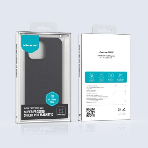 Kup Etui Nillkin Super Shield Pro Magnetic Apple iPhone 15 Pro Max czarne - NLK1392 - {ean13} - Sklep Home Screen