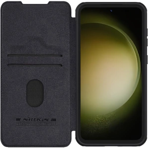 Kup Case Nillkin Qin Pro Lederhülle Samsung Galaxy S23 FE schwarz - NLK1393 - {ean13} - Sklep Home Screen