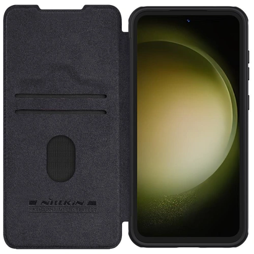 Kup Case Nillkin Qin Pro Lederhülle Samsung Galaxy S23 FE schwarz - NLK1393 - {ean13} - Sklep Home Screen