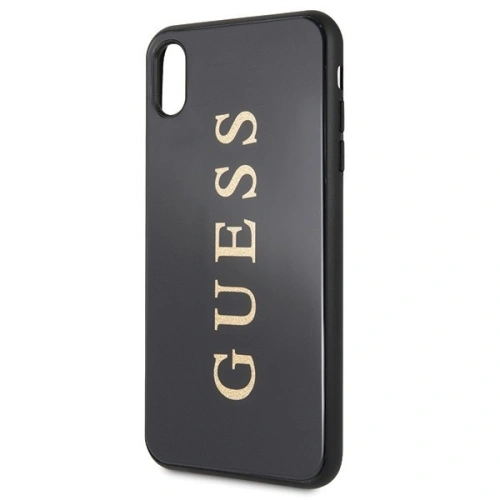 Kup Guess Apple Tasche GUHCI65TGGGBK iPhone XS Max schwarz/schwarz Hartschalenetui Classic Double Layer Glitter - GUE099BLK - {ean13} - Sklep Home Screen