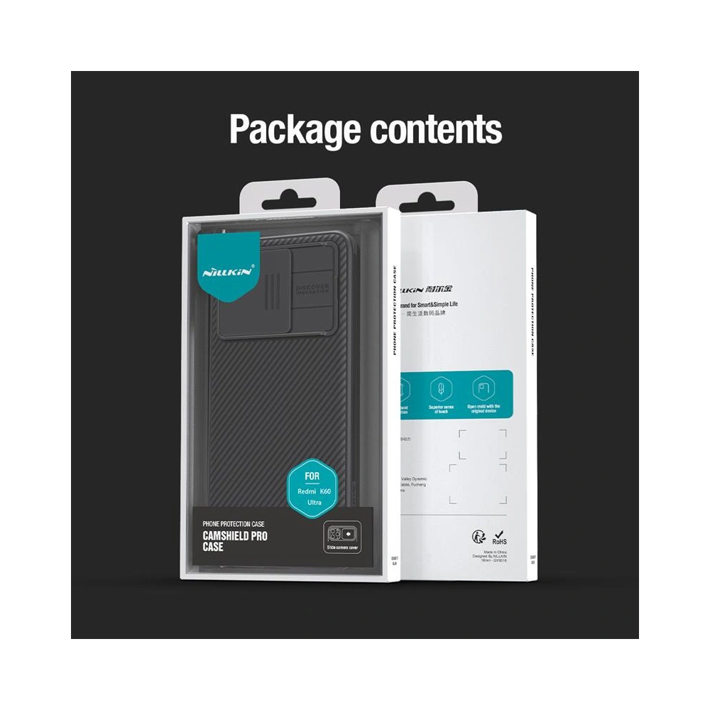 Etui Nillkin CamShield Pro Xiaomi 13T / 13T Pro / Redmi K60 Ultra niebieskie