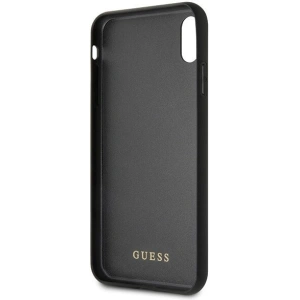 Kup Etui Guess GUHCI65TGGGBK Apple iPhone XS Max czarny/black hard case Classic Double Layer Glitter - GUE099BLK - {ean13} - Sklep Home Screen