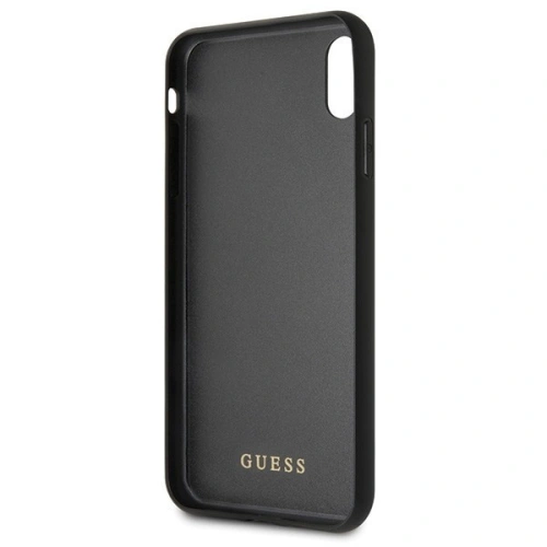 Kup Etui Guess GUHCI65TGGGBK Apple iPhone XS Max czarny/black hard case Classic Double Layer Glitter - GUE099BLK - {ean13} - Sklep Home Screen