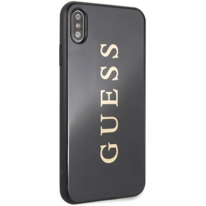 Kup Etui Guess GUHCI65TGGGBK Apple iPhone XS Max czarny/black hard case Classic Double Layer Glitter - GUE099BLK - {ean13} - Sklep Home Screen