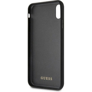 Kup Etui Guess GUHCI65TGGPBK Apple iPhone XS Max czarny/black hard case Peony G Double Layer Glitter - GUE100BLK - {ean13} - Sklep Home Screen