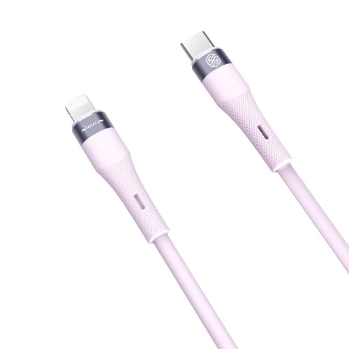 Kup Nillkin Cablu de date Flowspeed Silicon USB-C / Lightning PD 27W violet - NLK1397 - {ean13} - Sklep Home Screen
