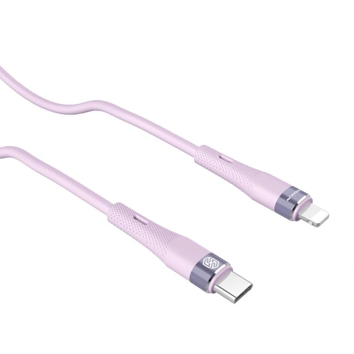 Kup Nillkin Cablu de date Flowspeed Silicon USB-C / Lightning PD 27W violet - NLK1397 - {ean13} - Sklep Home Screen