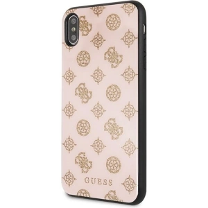 Kup Etui Guess GUHCI65TGGPLP Apple iPhone XS Max jasnoróżowy/light pink hard case Peony G Double Layer Glitter - GUE101PNK - {ean13} - Sklep Home Screen