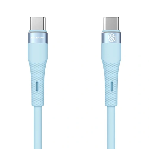 Kup Kabel Nillkin Data Cable Flowspeed Silicon USB-C / USB-C PD 60W modrý - NLK1398 - {ean13} - Sklep Home Screen