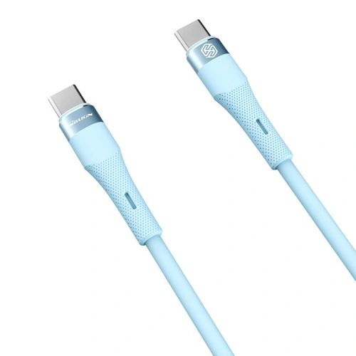 Kup Kabel Nillkin Data Cable Flowspeed Silicon USB-C / USB-C PD 60W modrý - NLK1398 - {ean13} - Sklep Home Screen