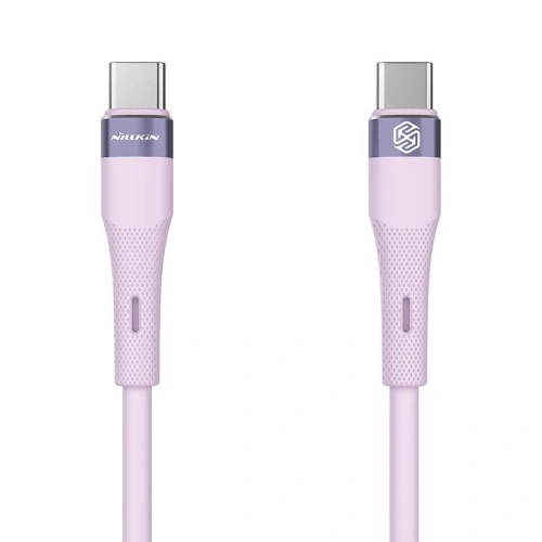 Kup Nillkin Cablu de date Flowspeed Silicon USB-C / USB-C PD 60W violet - NLK1399 - {ean13} - Sklep Home Screen
