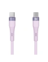Kábel Nillkin adatkábel Flowspeed szilikon USB-C / USB-C PD 60W lila