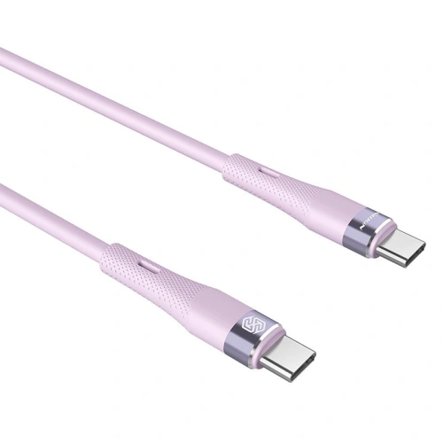 Kup Nillkin Cablu de date Flowspeed Silicon USB-C / USB-C PD 60W violet - NLK1399 - {ean13} - Sklep Home Screen