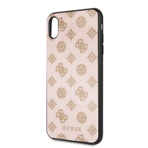 Kup Etui Guess GUHCI65TGGPLP Apple iPhone XS Max világos rózsaszín kemény tok Peony G Dupla Réteg Csillogás - GUE101PNK - {ean13} - Sklep Home Screen