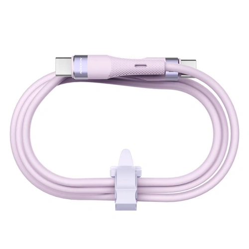 Kup Kabel Nillkin Data Cable Flowspeed Silicon USB-C / USB-C PD 60W fioletowy - NLK1399 - {ean13} - Sklep Home Screen