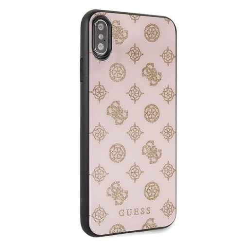 Kup Etui Guess GUHCI65TGGPLP Apple iPhone XS Max világos rózsaszín kemény tok Peony G Dupla Réteg Csillogás - GUE101PNK - {ean13} - Sklep Home Screen