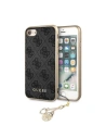Etui Guess GUHCI8GF4GGR Apple iPhone SE 2022/SE 2020/8/7 šedé/hard case 4G Charms Collection